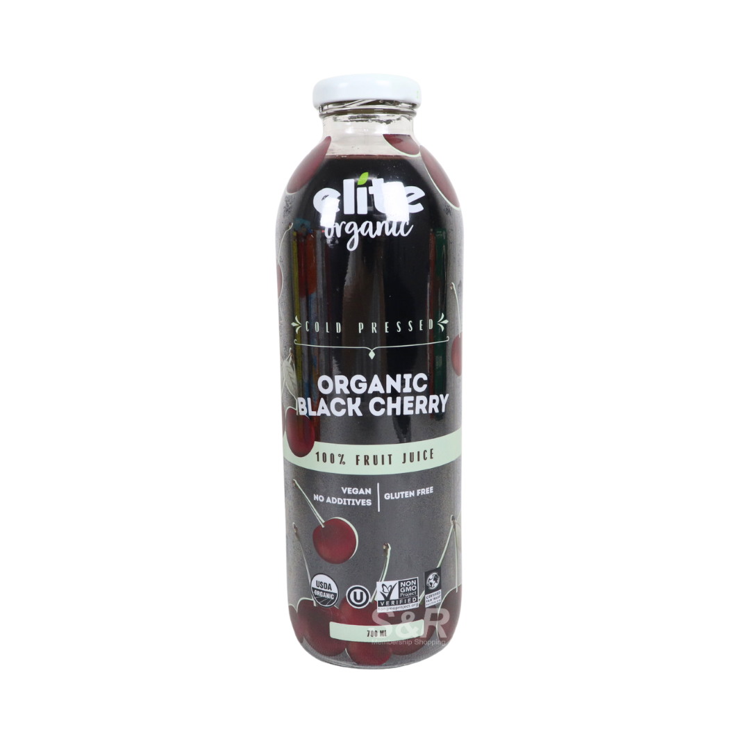 Elite Organic Black Cherry Juice 700mL